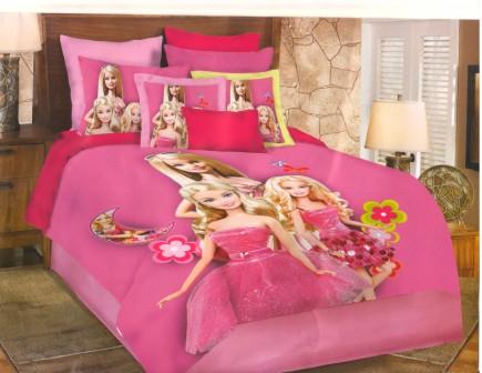 full pink barbie baby sheet