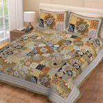 Multi color bed sheet