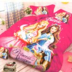 Nishu Handloom -Barbie Doll Cartoon Double Bedsheets