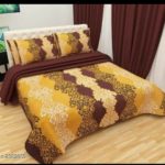 Floral Print Cotton Printed Single Bed Sheet